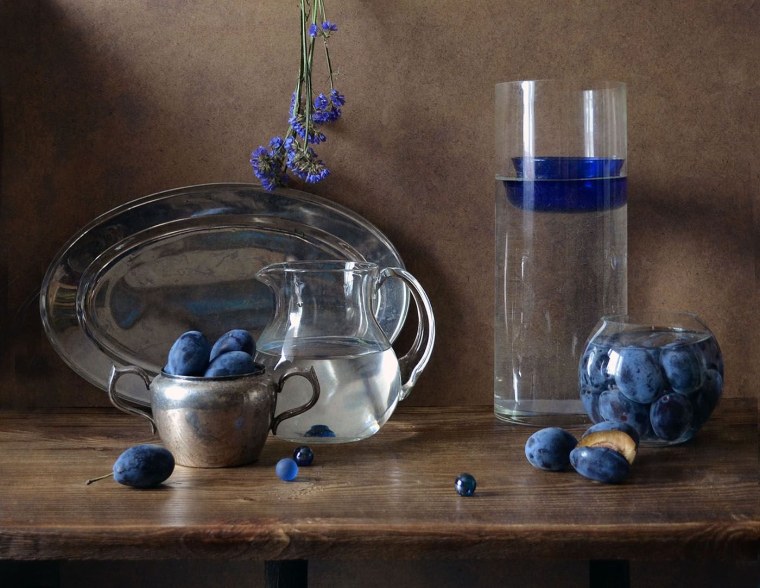 Натюрморт со стеклом