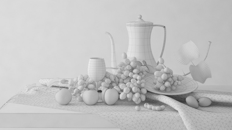 Натюрморт в светлых тонах