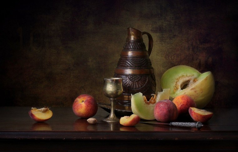 Михаил Стефанеску, "натюрморт фрукты"