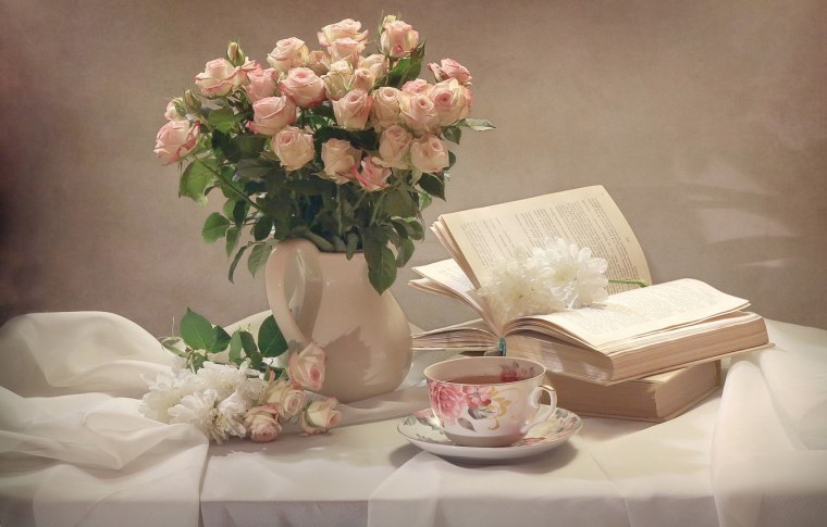 Красивые нежные натюрморты