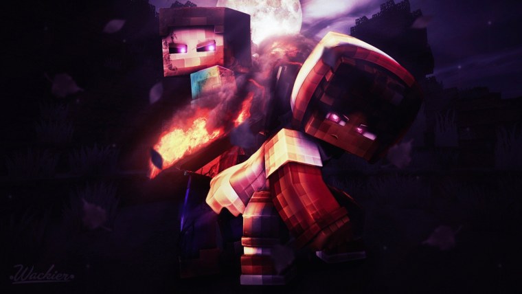 Майнкрафт ПВП арт