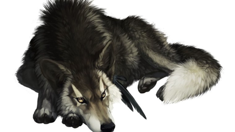 Волк на прозрачном фоне для фотошопа