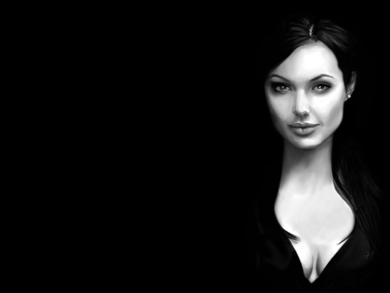 Анджелина Джоли в майке