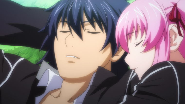 Аниме Эстетика заблудшего героя поцелуй