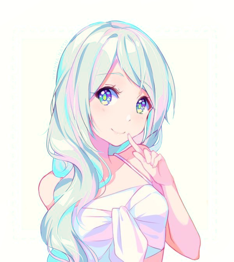 Аниме для срисовки цветные