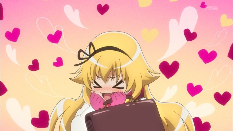 Аниме гифка радость