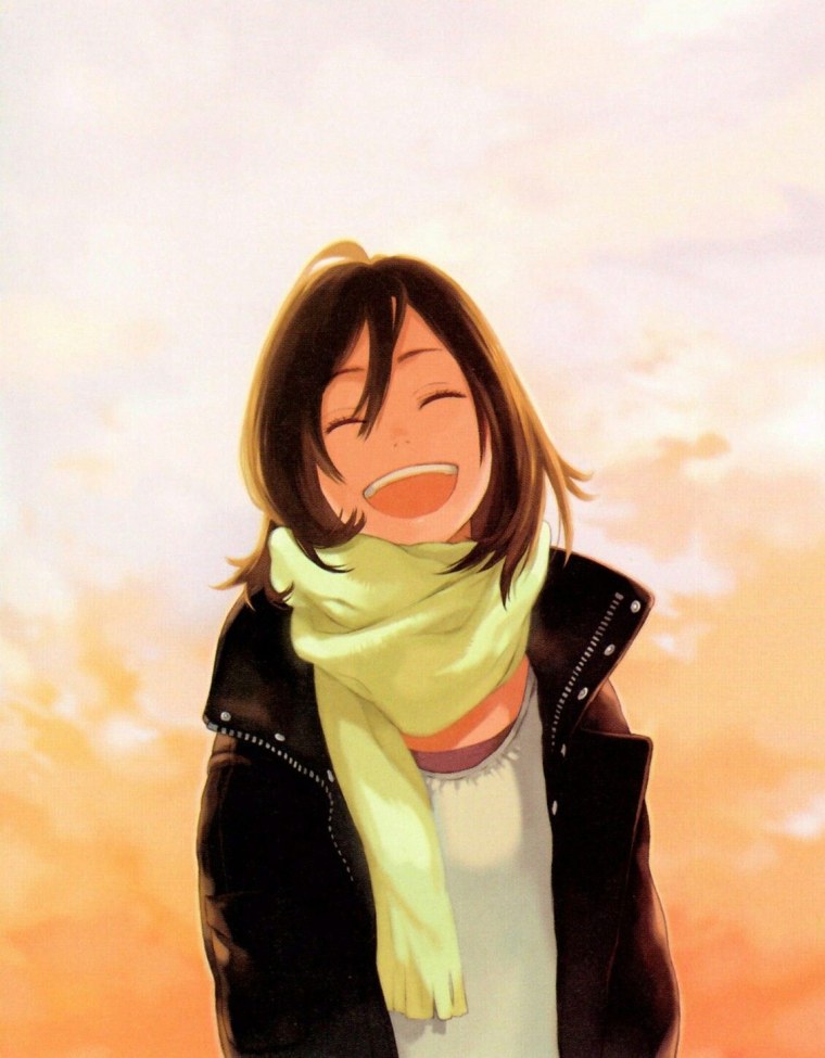 Радостная девочка арт