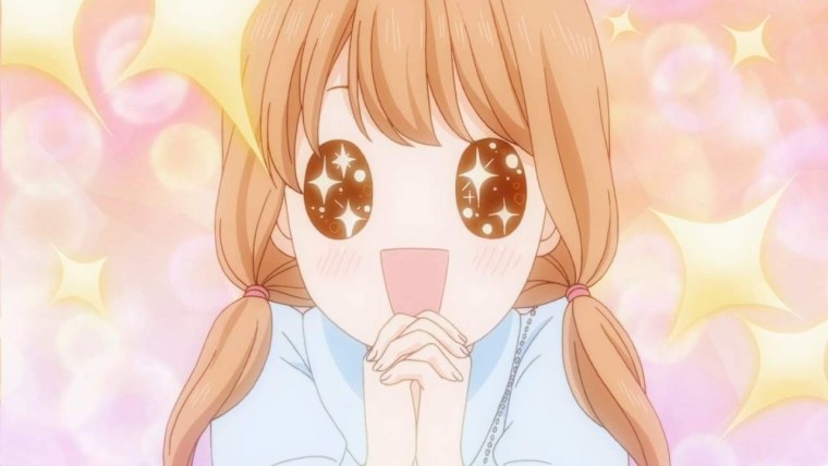 Радостное лицо аниме