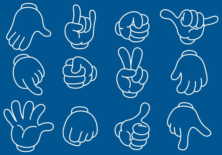 Мультяшные кисти рук