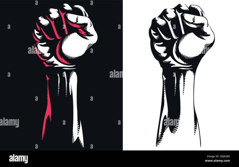 Рука в кулаке вектор