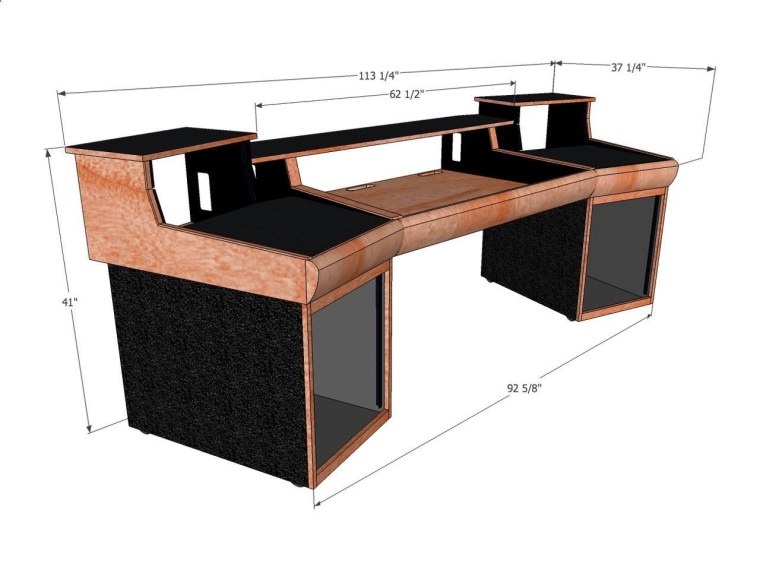 Стол для домашней студии звукозаписи