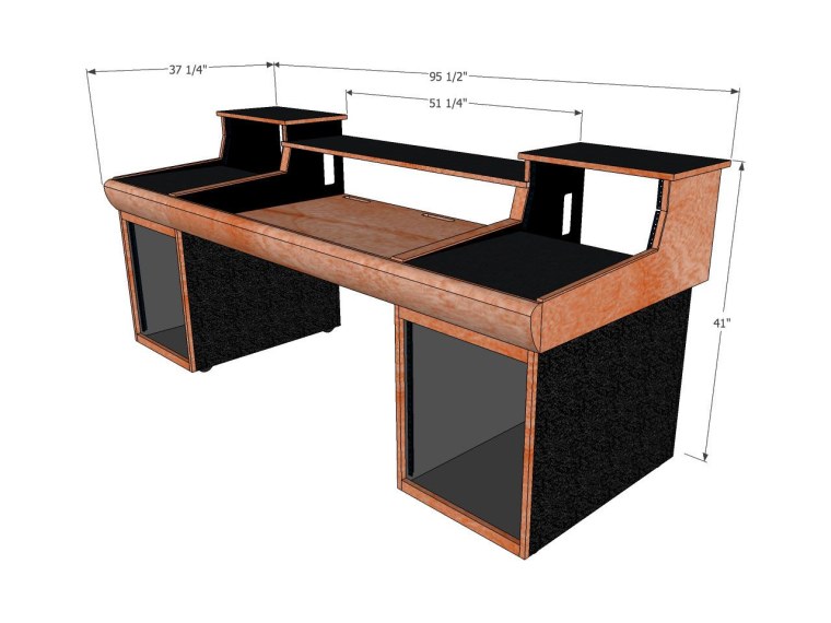 Стол для домашней студии угловой