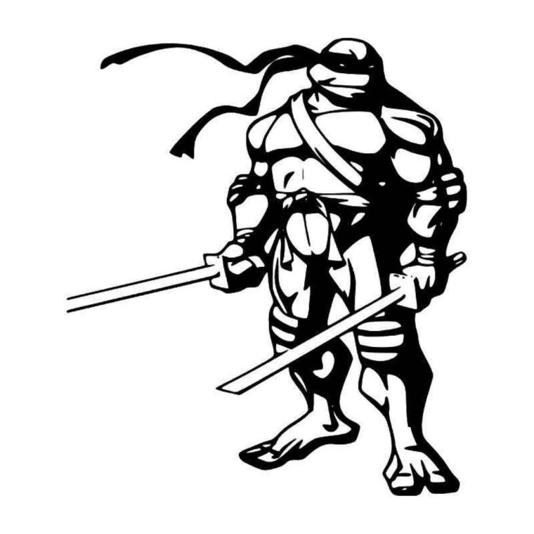 Черепашки ниндзя Леонардо и РАФ