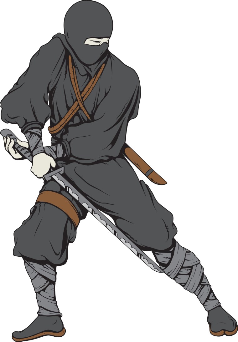 Рисунки для срисовки ниндзя