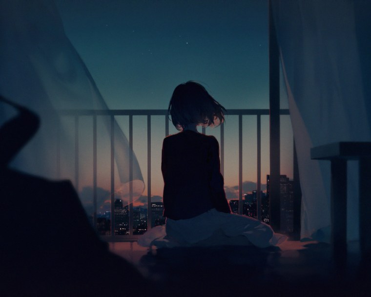 Одиночество девушка