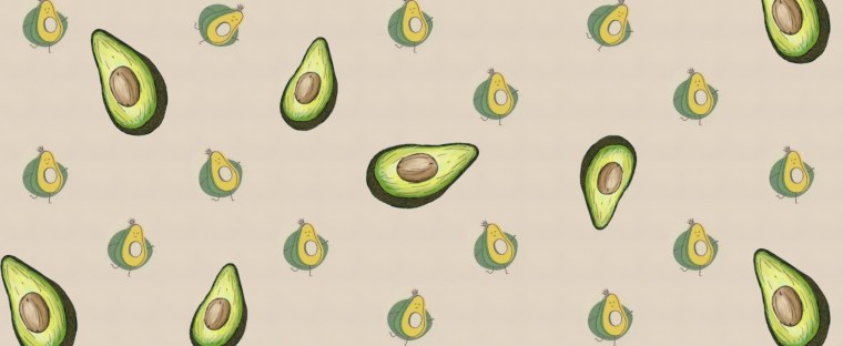 Фон из авокадо