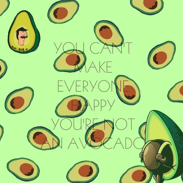 Красивый фон с авокадо