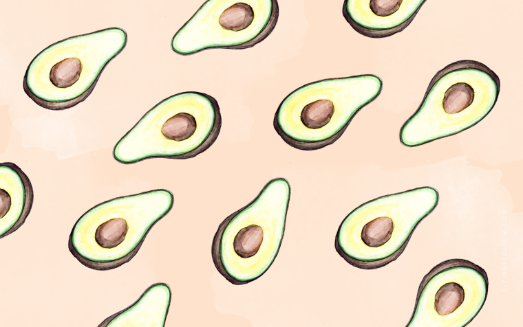 Картинки авокадо на обои