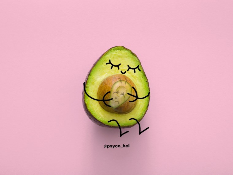 Обои с авокадо