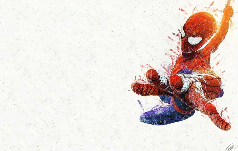 Человек паук фон