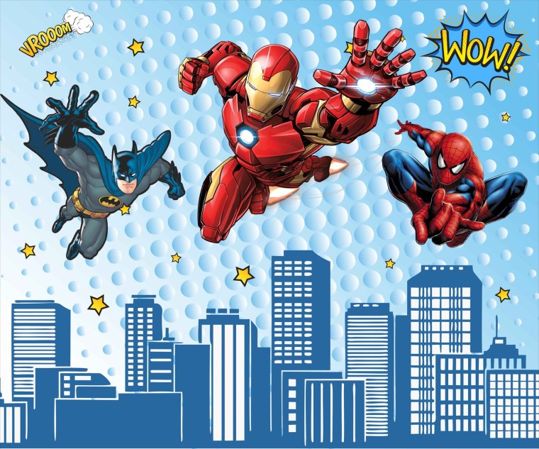 Фотообои для мальчика Супергерои