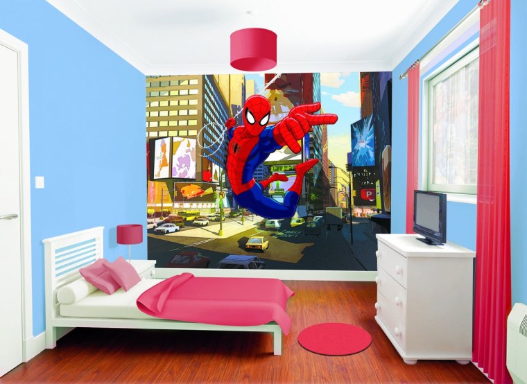 Комната в стиле человека паука