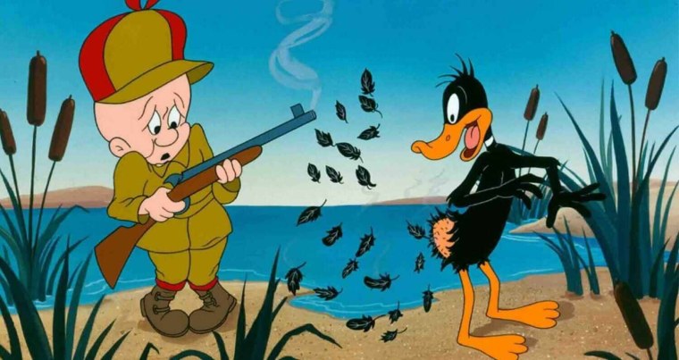 Охотник из мультика