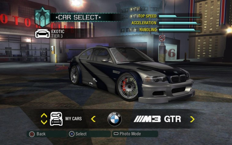 BMW m3 GTR нфс карбон