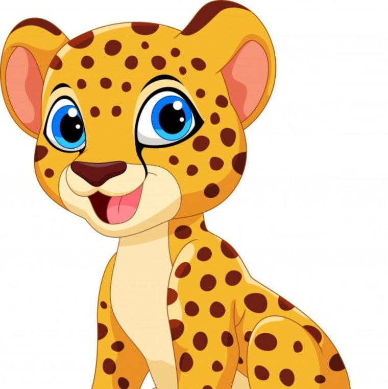 Мультяшные леопарды