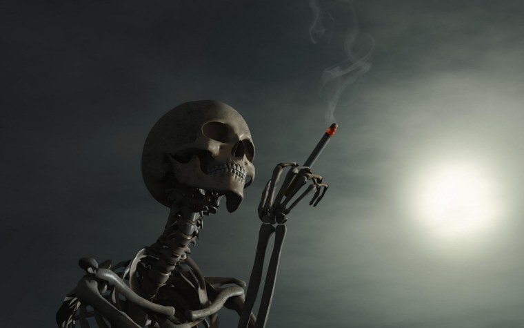 Заставка на рабочий стол скелет