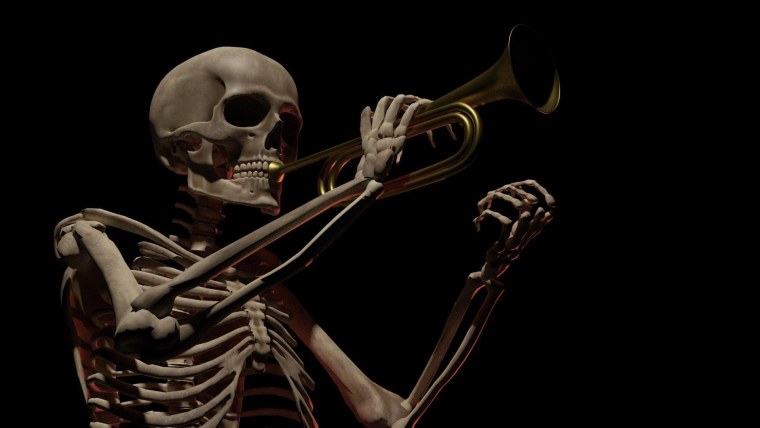 Заставка на рабочий стол скелет