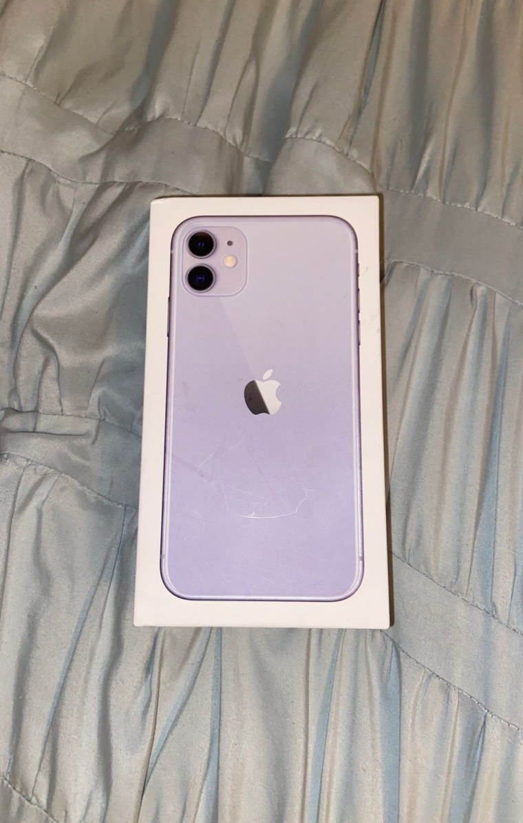 Айфон 11 Промакс лавандовый