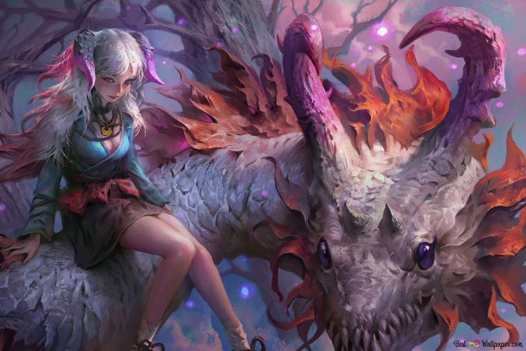 Женщина дракон фэнтези