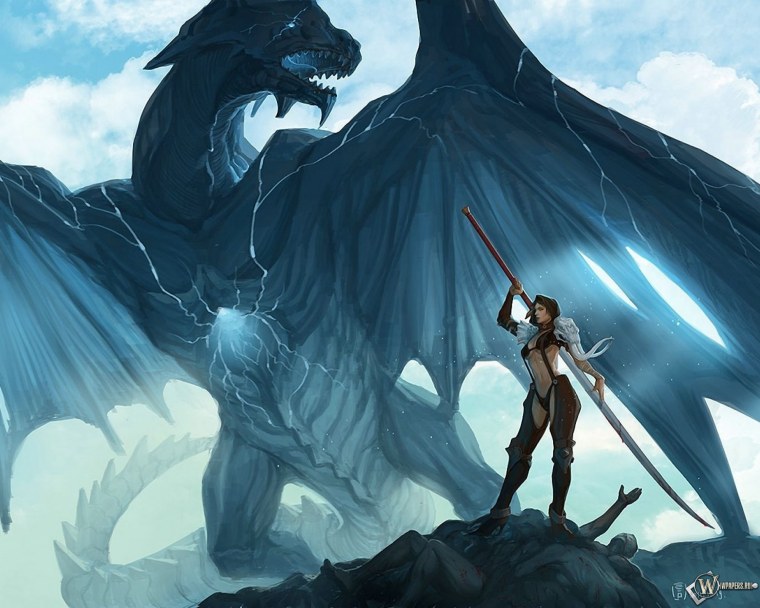 Красный дракон девушка