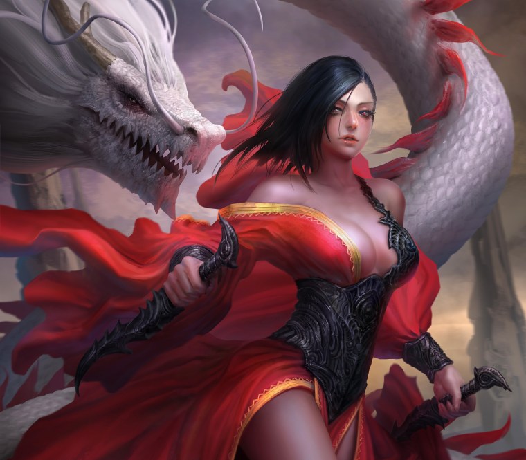 Мифический морской дракон