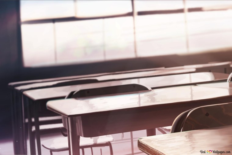 Пустой класс в школе Эстетика