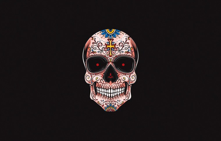 Телефон череп