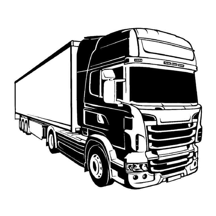 Фура Вольво вектор