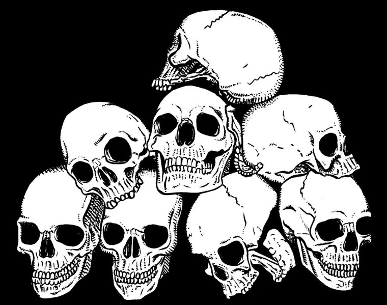 Белый череп