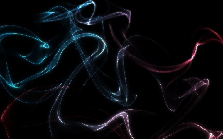 Красный неон на черном фоне