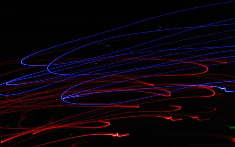 Неон на черном фоне