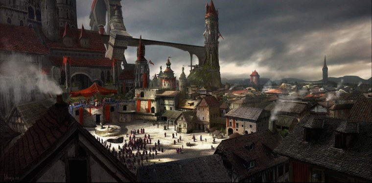 Фэнтези крепость донжон