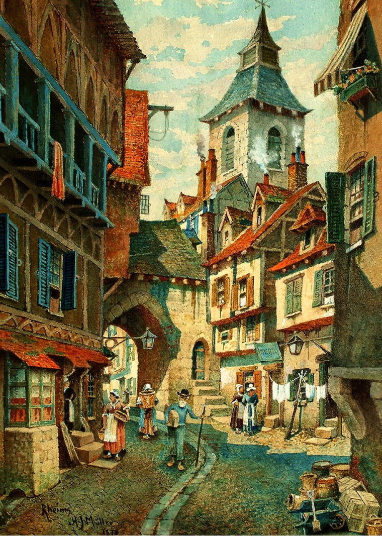 Каркасонская крепость Франция город