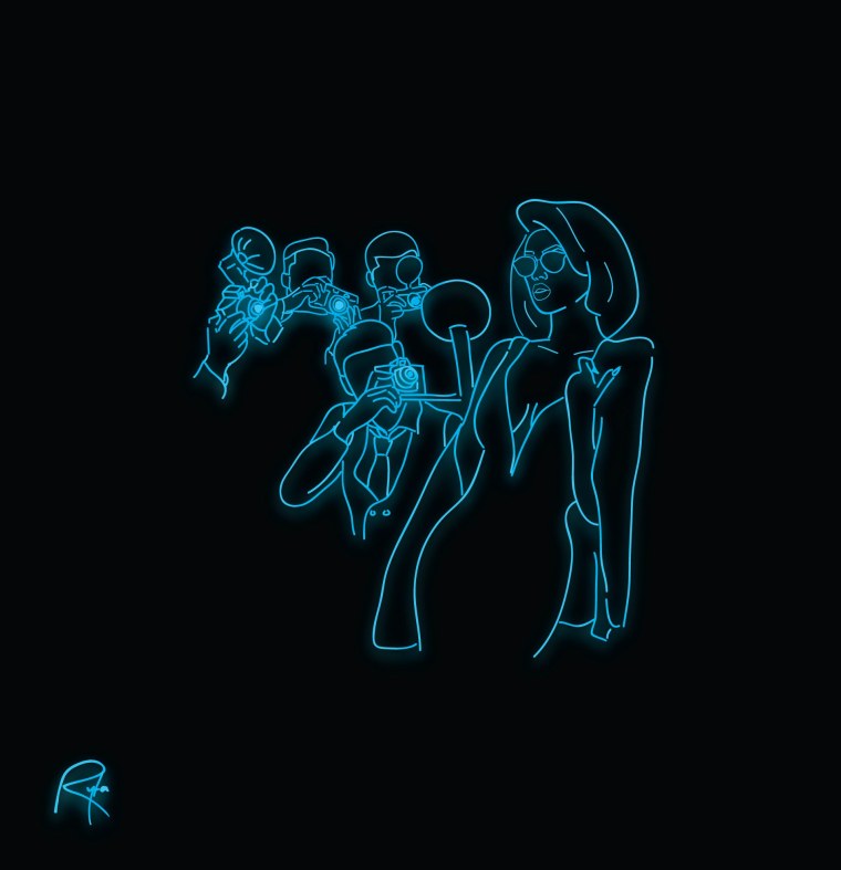 Неоновая подсветка арт