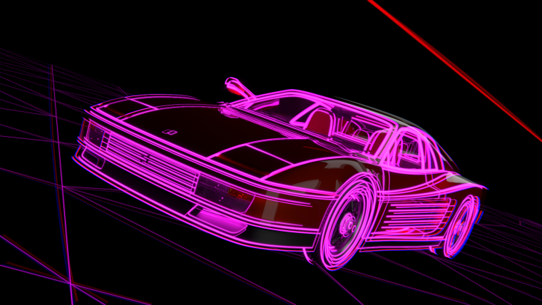 Неоновые обои