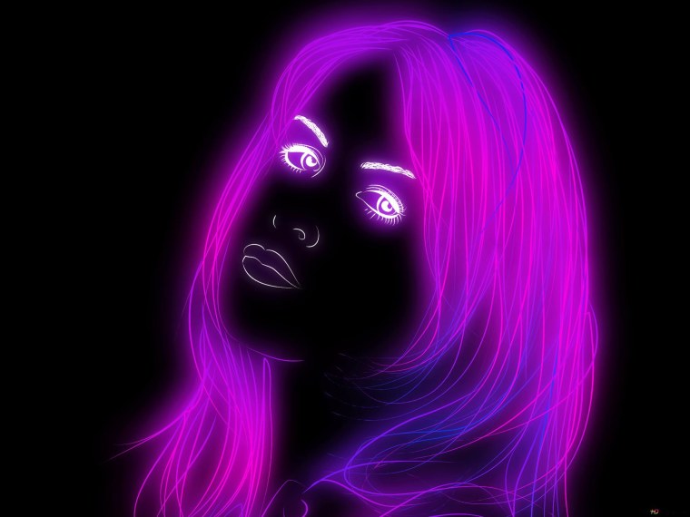 Неоновые рисунки