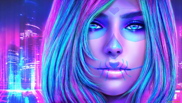 Неоновая вывеска мозг