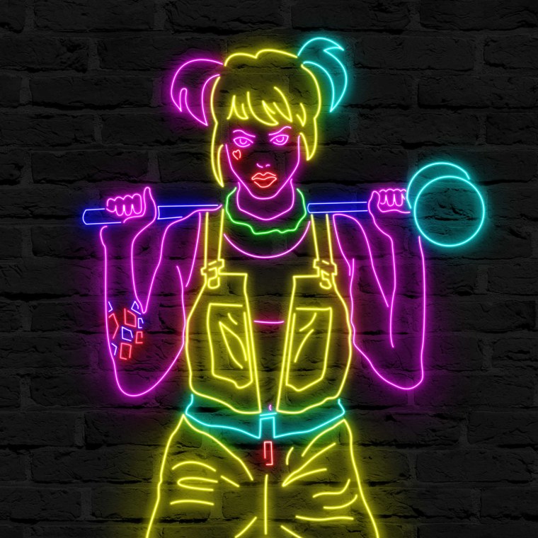 Неоновые арты