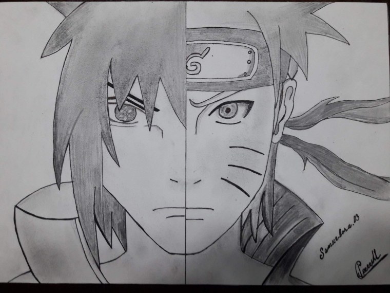 Скетчи аниме Наруто