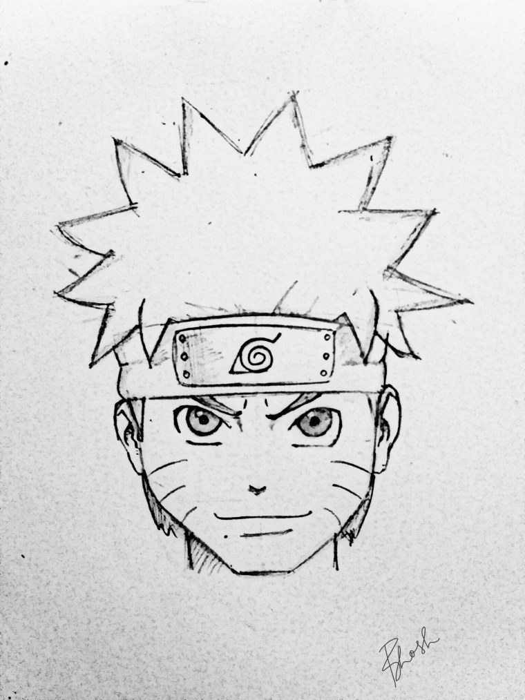Скетчи аниме Наруто